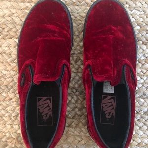 Red velvet vans